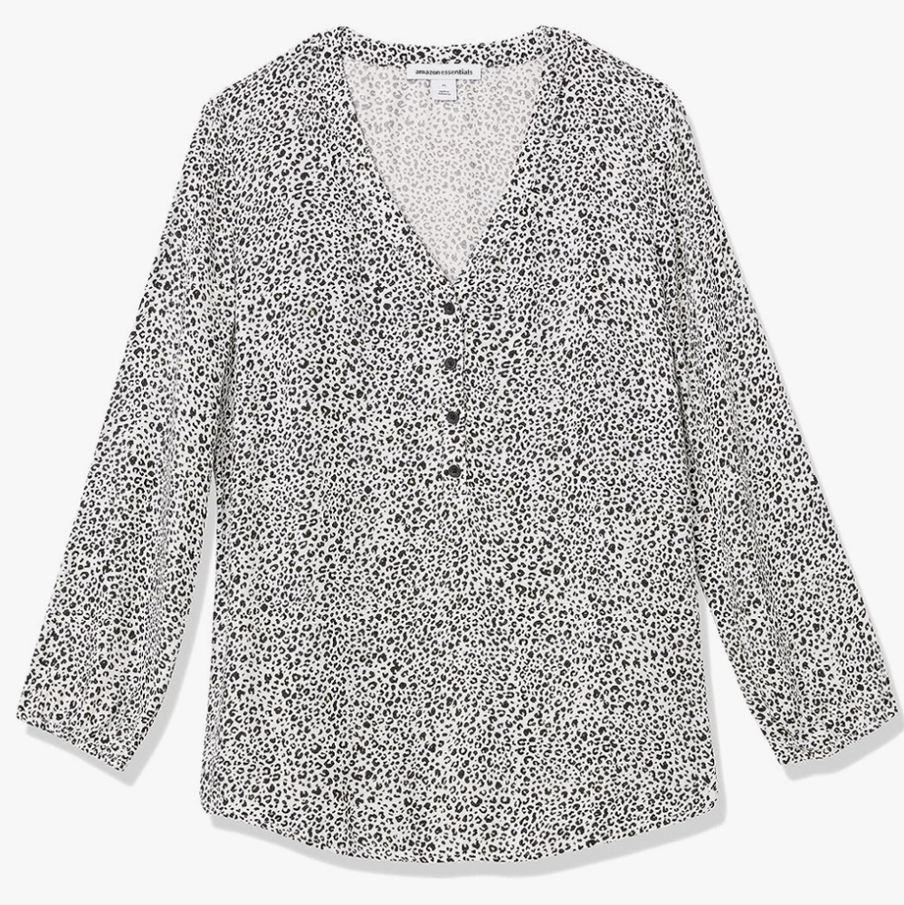Lightweight 3/4 sleeve blouse